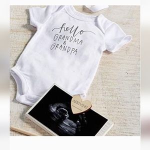 💕5 for $25 💕Hello Grandparents Baby Announcement - BABY GIFT - NWT
